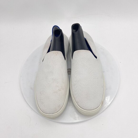 Rothy’s The Original Women Size 9.5  Bright White Slip On Flat Sneaker Shoes - Picture 3 of 14